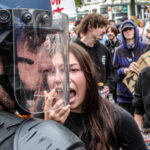 Bloquons tout acte 1 , à Pau dans le centre ville de Pau le 10 septembre 2025 .